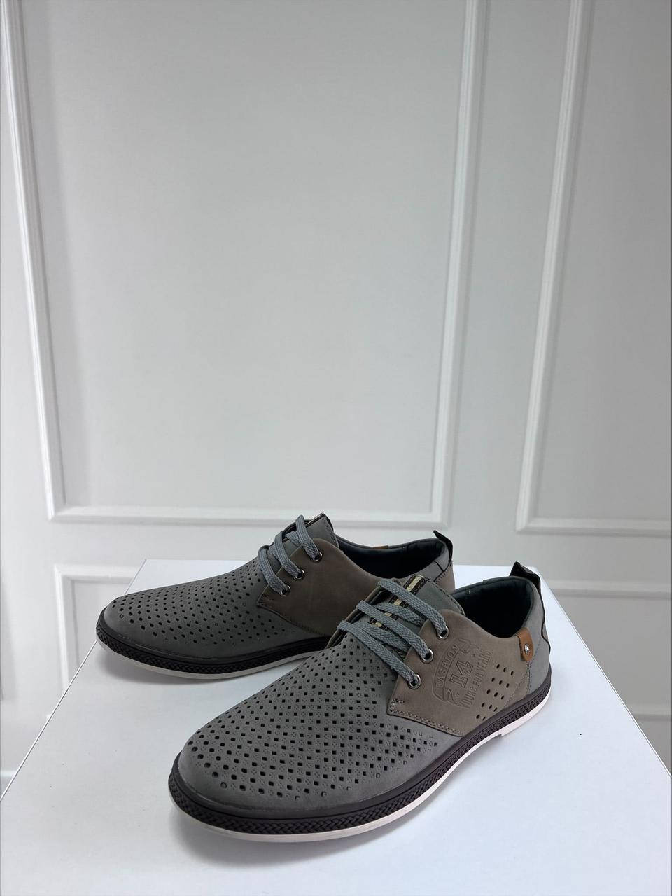 

Туфли мужские серые DUAL 144296L, Серый