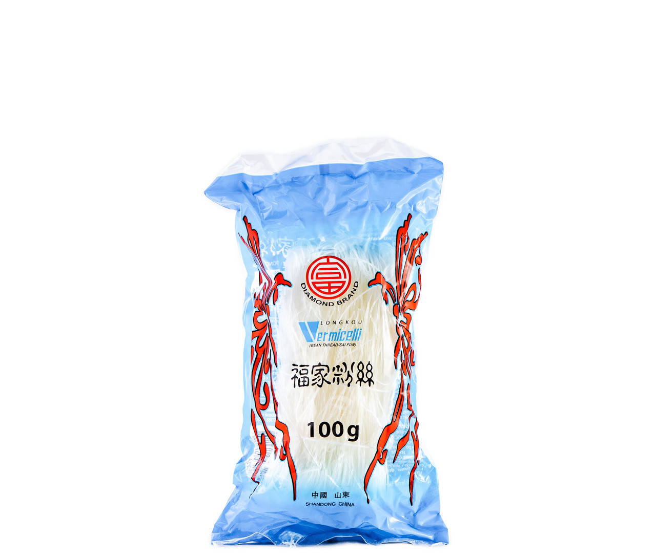 

Лапша соевая стеклянная (фунчоза) Vermicelli SHUNHE Longkou 100 г