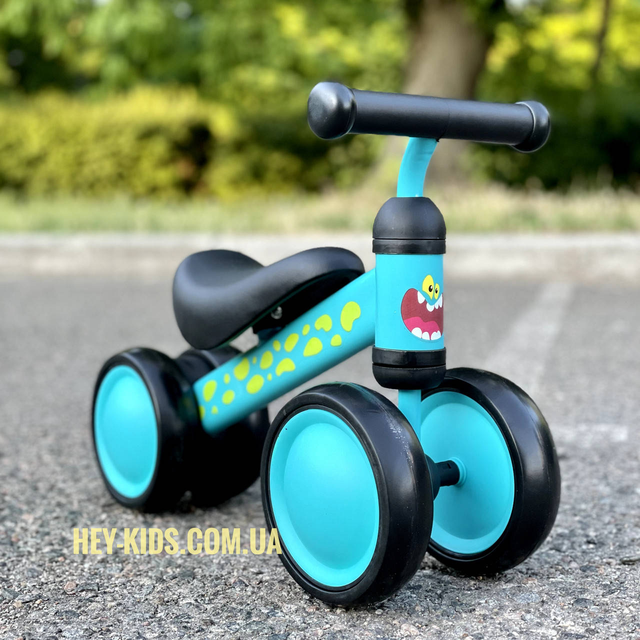 

Беговел для самых маленьких, велобег от года BALANCE TILLY 6 Goody T-212525 Monster голубой