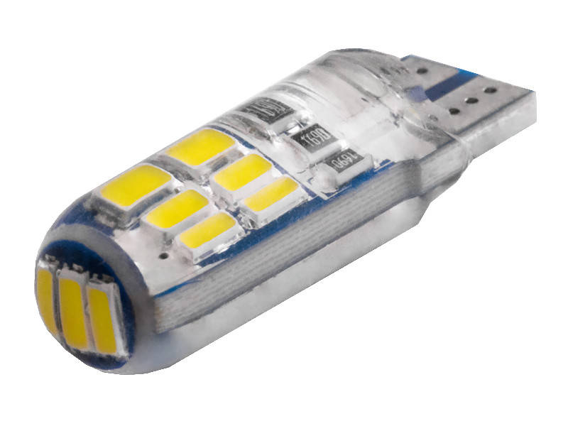 

Светодиодная автолампа S T10 W5W 12В SMD4014-15led белый