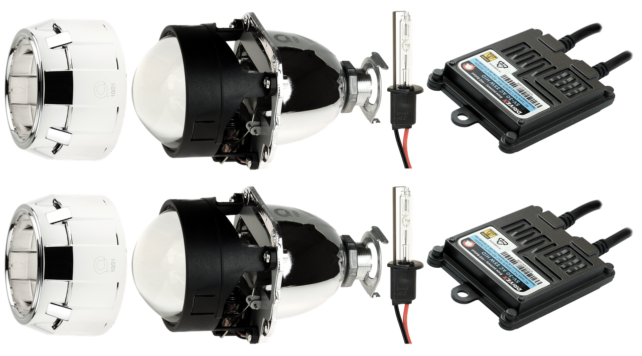 

Комплект биксеноновых линз 2.5" 35W 5000K (2501-mini-H1-SV30)