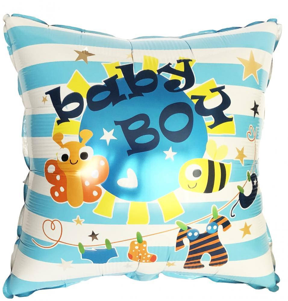 

Фольговані кулі квадрат "Baby Boy". Диаметр:18"(45 см)