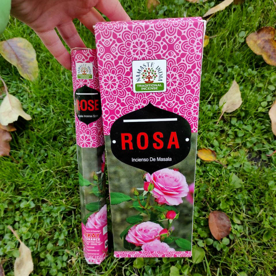 

Ароматические палочки Роза натуральные Orkay - благовония Rosa Masala, 18-20 шт.