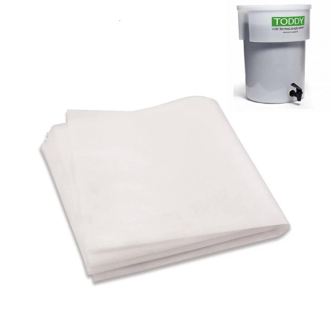 

Фильтры бумажные для Toddy Commercial Cold Brew (50 шт.) TCMPF50 одноразовые, Белый