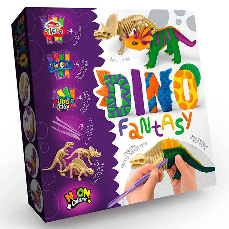 

Набор креативного творчества "Dino Fantasy" укр., DF-01-01U,02U