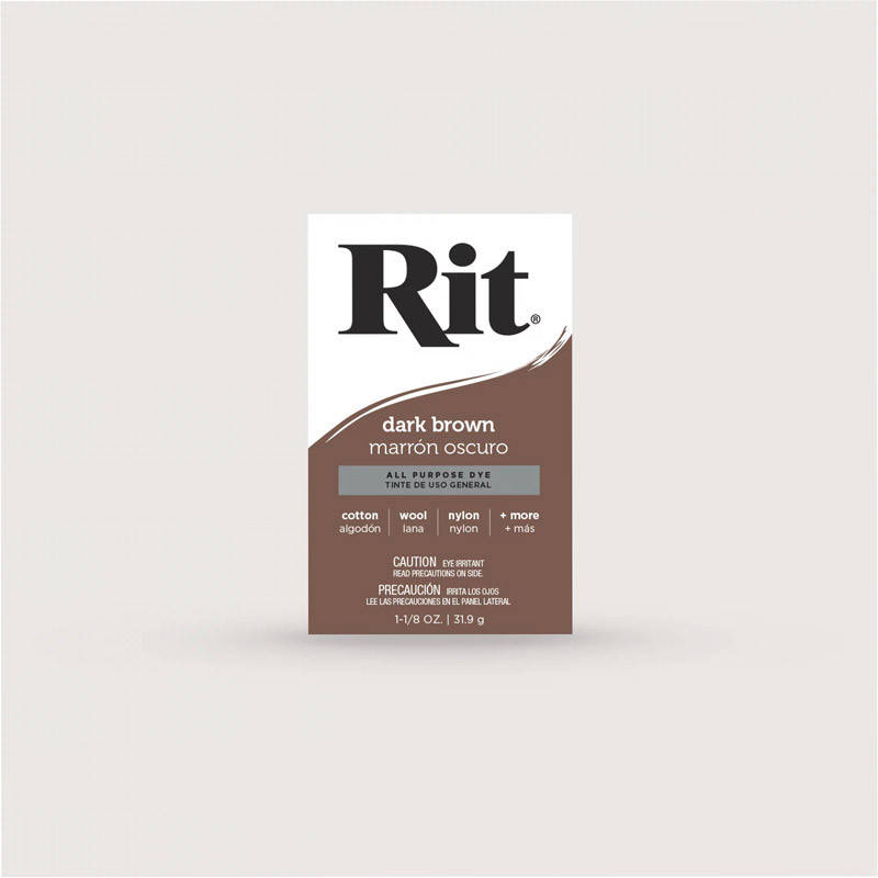 

Краситель для одежды Rit Dye Dark Brown (100687)