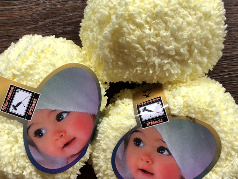 

Пряжа Baby mahra-500 светло-желтый