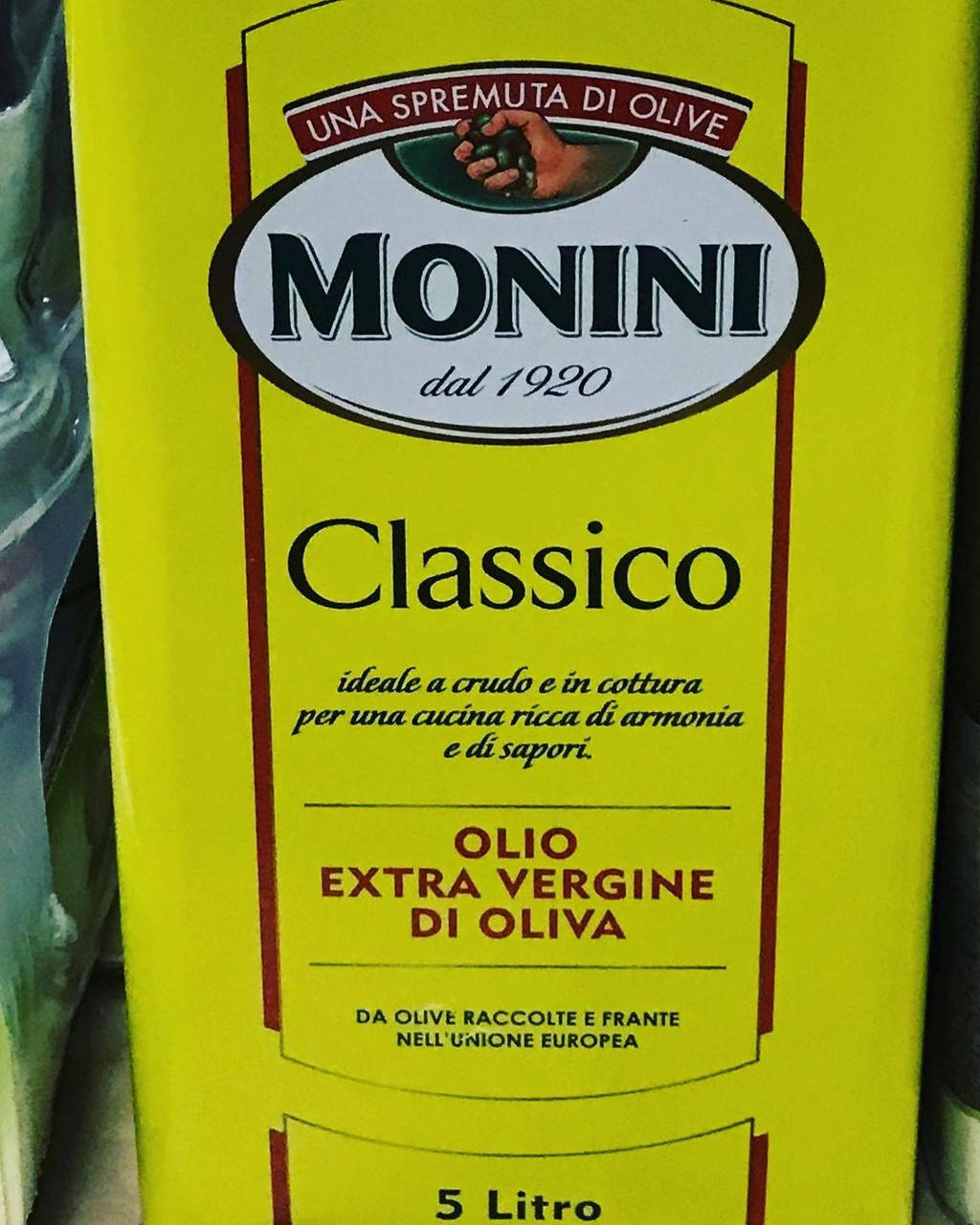 

Оливкова олія Monini -5л