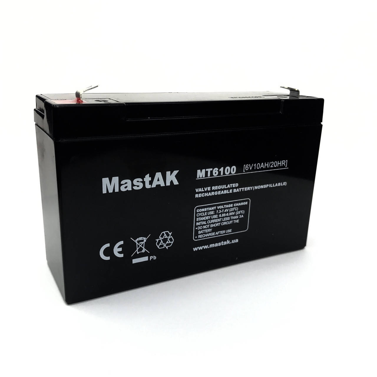 

Гелевый аккумулятор Mastak 6V 10Ah