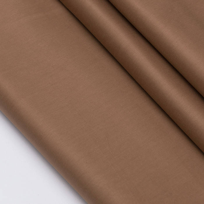 

Сатин однотонный шириной 160 см коричневого цвета №3741с, Коричневый