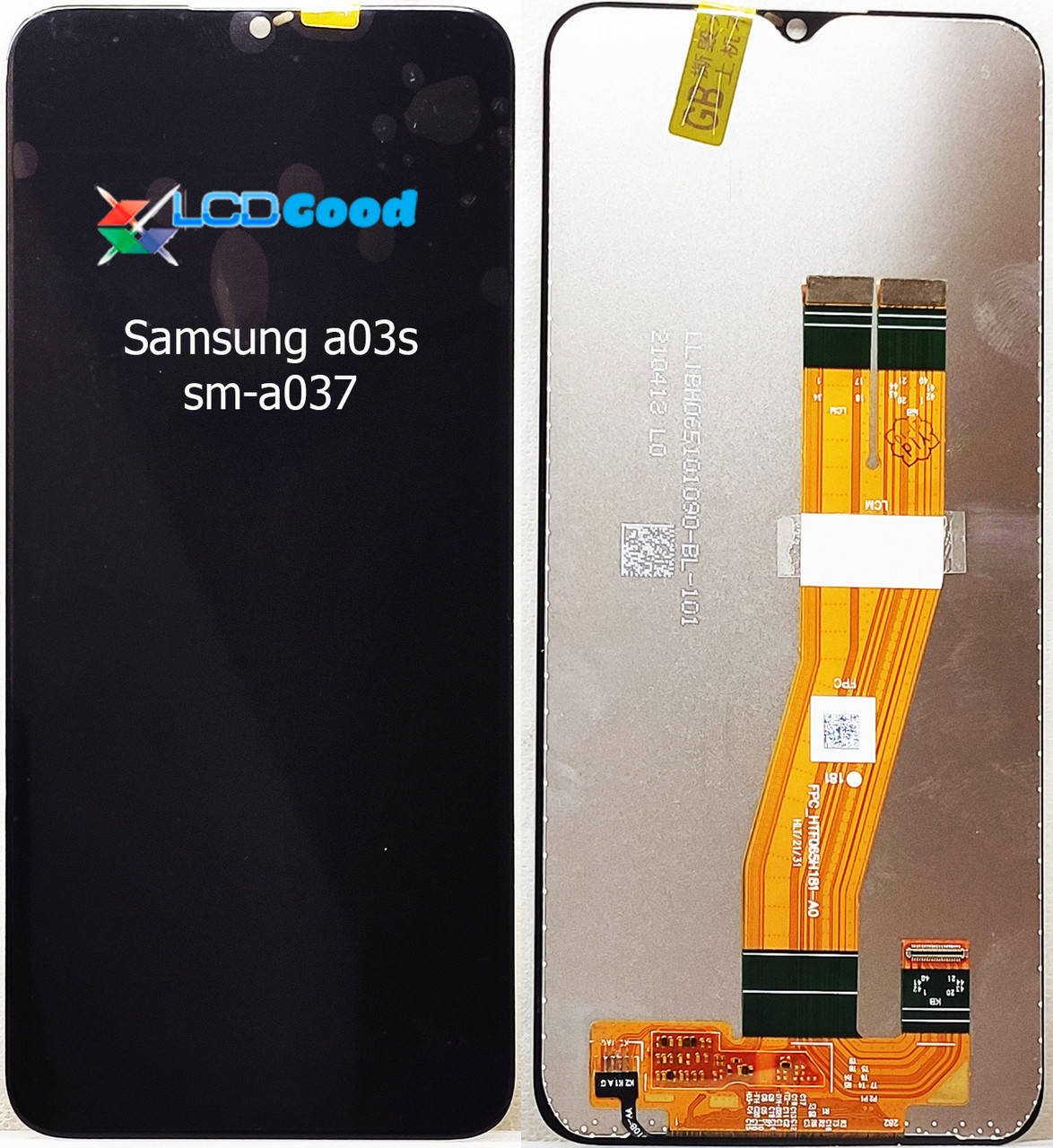 

Модуль ( дисплей + сенсор ) Samsung a03s SM-A037 Чорний, Черный