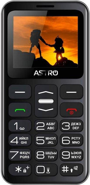 

Мобильный телефон Astro A169 Black/Gray, Черный