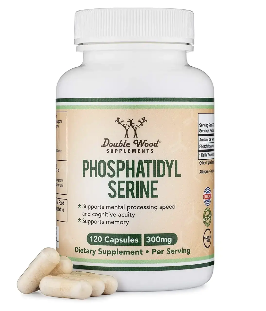 

Double Wood Phosphatidylserine / Фосфатидилсерин 120