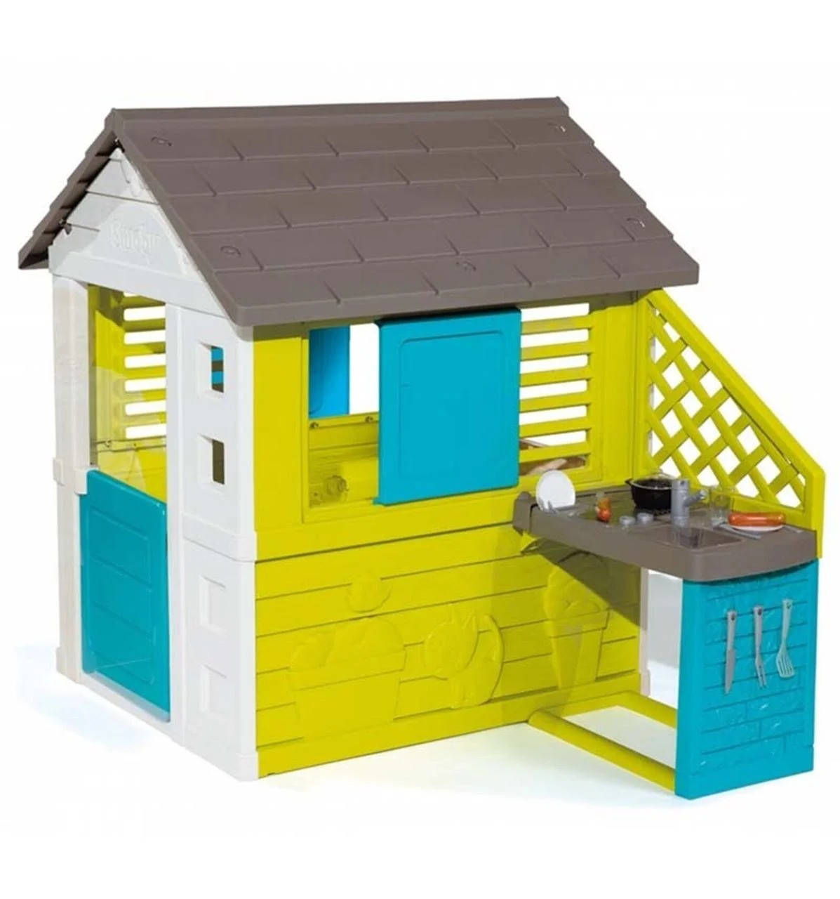 

Детский игровой домик Smoby 810711 с летней кухней для детей