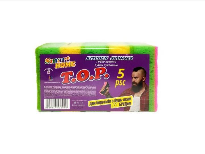 

Губки кухонные пористые Smart Home Т.О.Р. 5шт