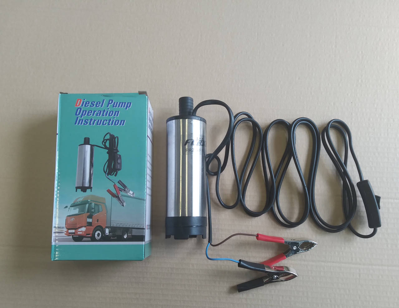 

Насос для перекачки топлива погружной с фильтром 24V d-50 (Польша) DC24V