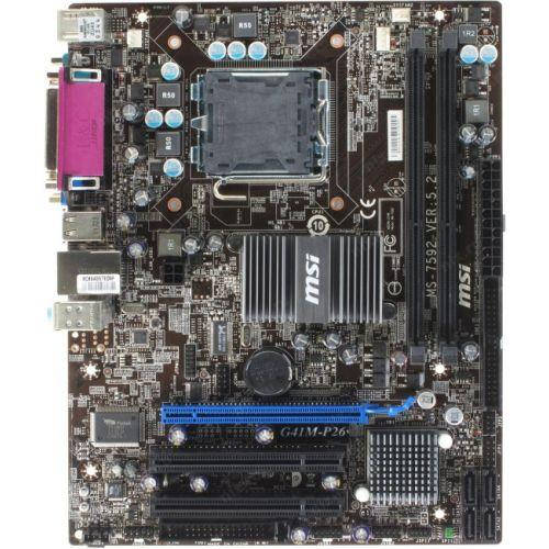 

Материнская плата MSI G41M-P26 Socket LGA775 ✔MicroATX ✔2x DDR3