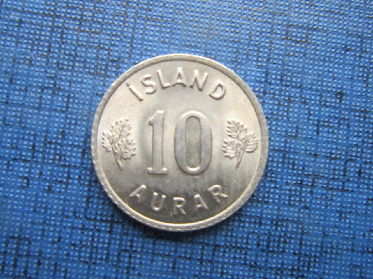 

Монета 10 аурар Исландия 1961 1966 1969 1963 состояние 4 даты цена за 1 монету