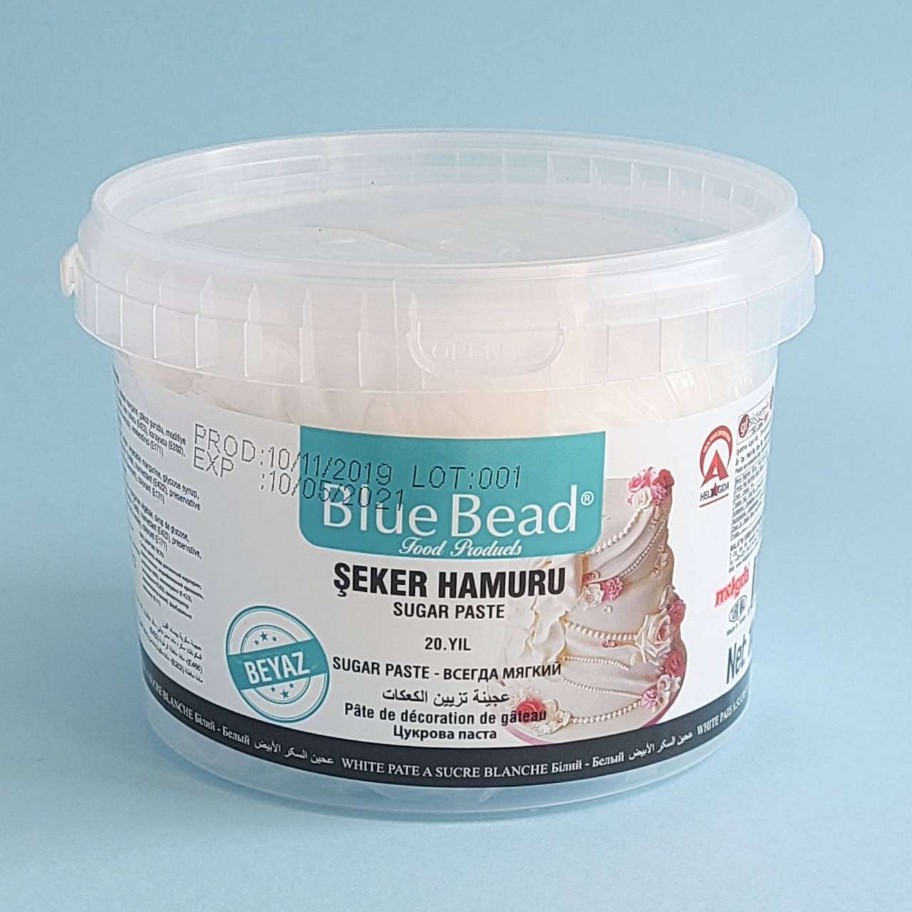 

Мастика Blue Bead Белая 1 кг