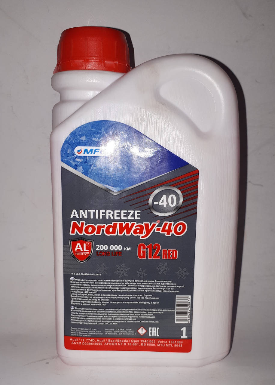 

Антифриз красный МФК MFC 1л Nordway