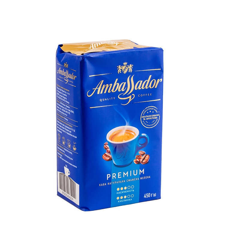 

2024-кофе Амбасадор Премиум 450г. (молотый)