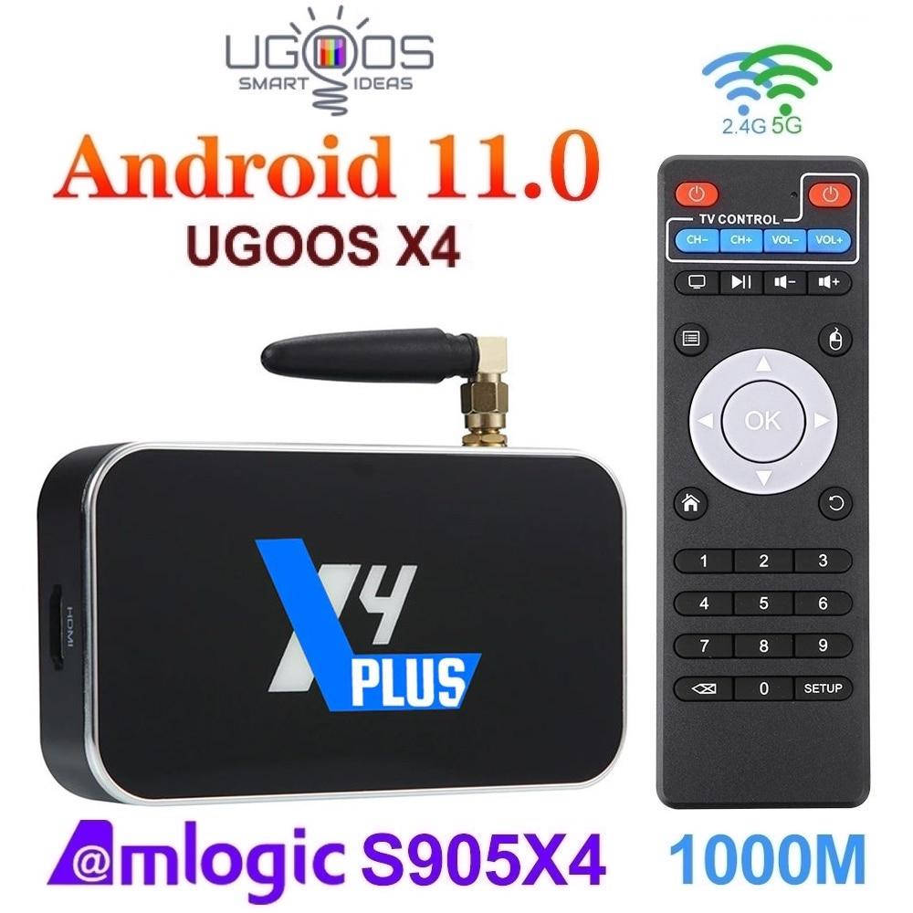 

TV-Приставка Ugoos X4 Plus 4/64GB S905X4 Android 11 (Smart TV BOX, Андроид СмартТВ Приставка, Андроїд тв бокс)
