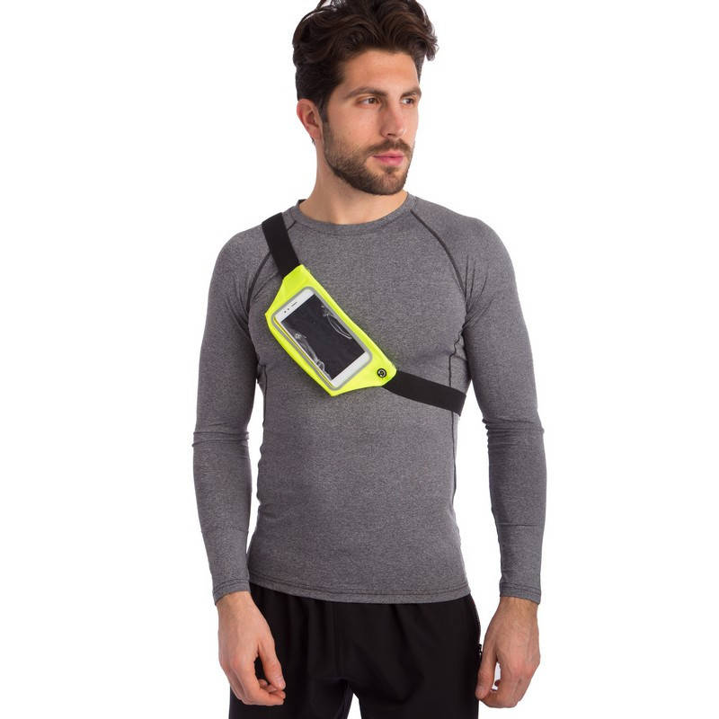 

Ремень-сумка на пояс для бега RUNNING WAISTPACK GA-507 желтый