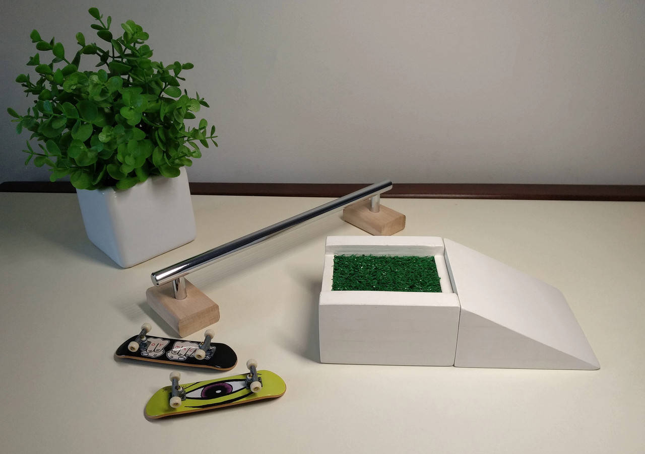 

Fingerboard Grass box Set Handicraft FB, фингерборд парк, фигуры для фингерборда, фигура для фингерборда