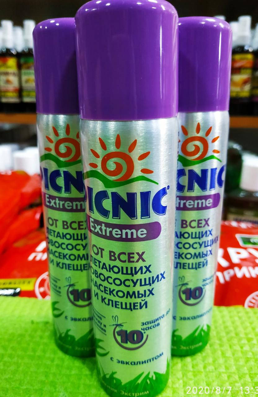 

Аэрозоль Picnic Extreme от комаров, 75мл