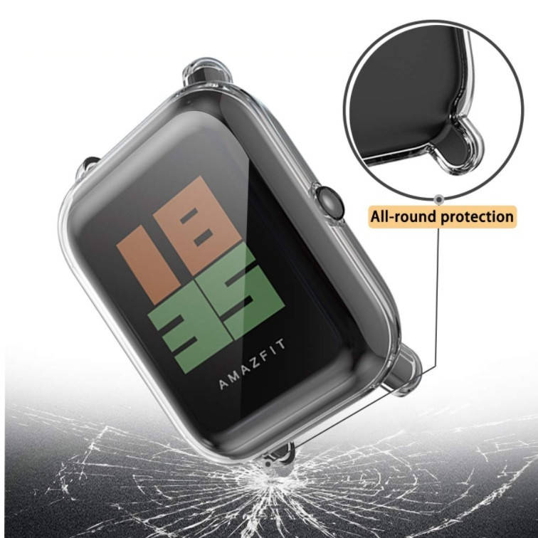 

Чехол силиконовый для Xiaomi Amazfit Bip Transparent