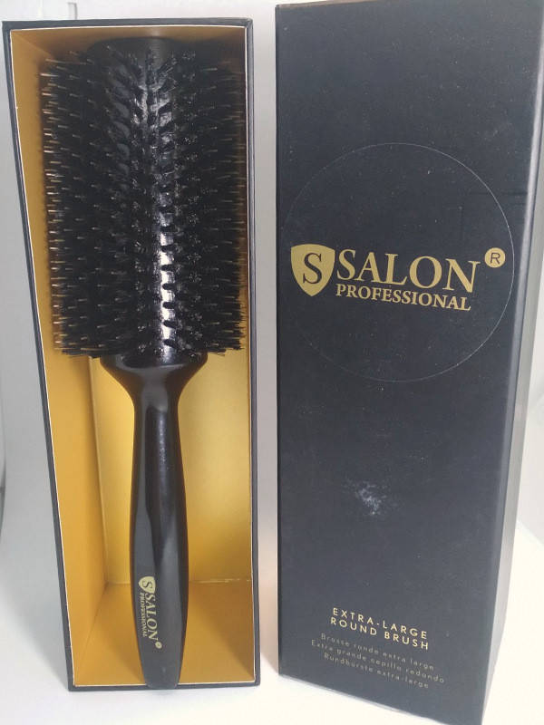 

Щётка-брашинг для волос Salon деревянная круглая в коробке 43Ф, Коричневый