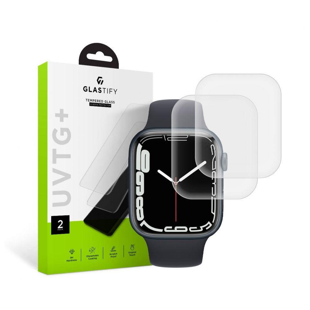 

Защитное стекло Glastify UV TG 2-pack для Apple Watch 7 45mm Clear, Прозрачный