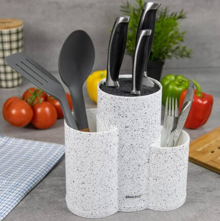 

Колода для ножей 3 в 1 23*10*22,2 см KingHoff KH-1585 - Vida-Shop