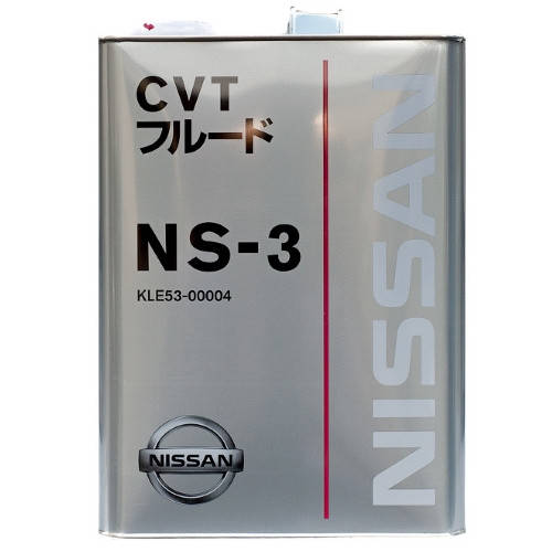 

Трансмиссионное масло Nissan CVT Fluid NS-3 4л (KLE5300004)
