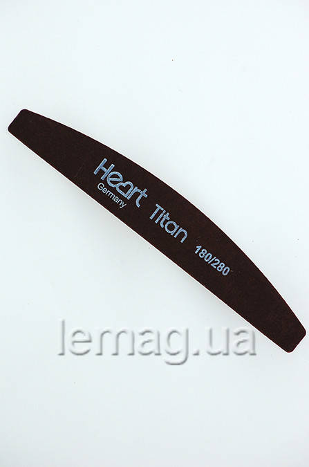 

HEART Пилка для ногтей Half TITAN BROWN 180/280, 1 шт.