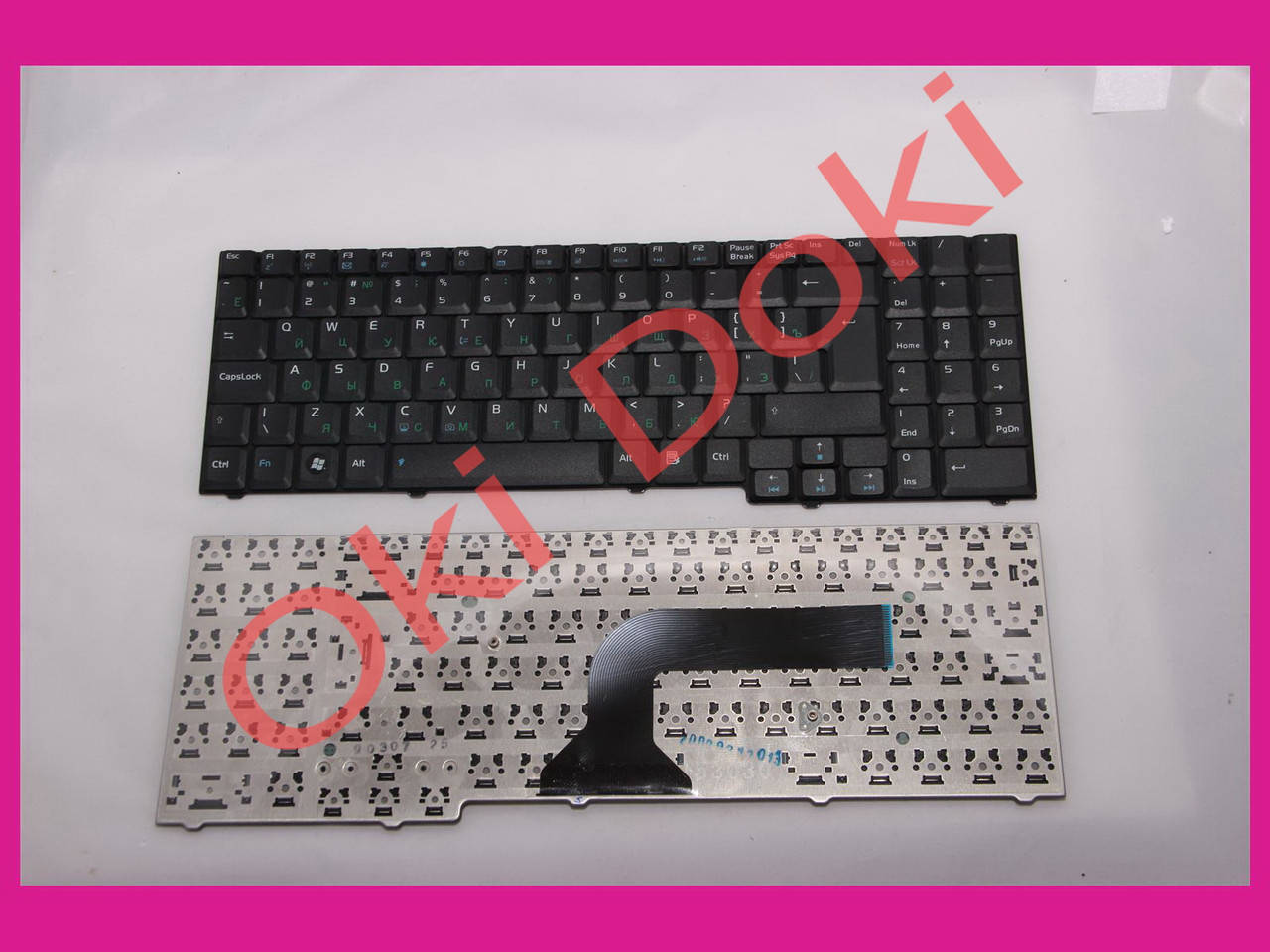 

Клавиатура Asus M50 M70 X70 X71 X72V G50 черная type 2, Черный