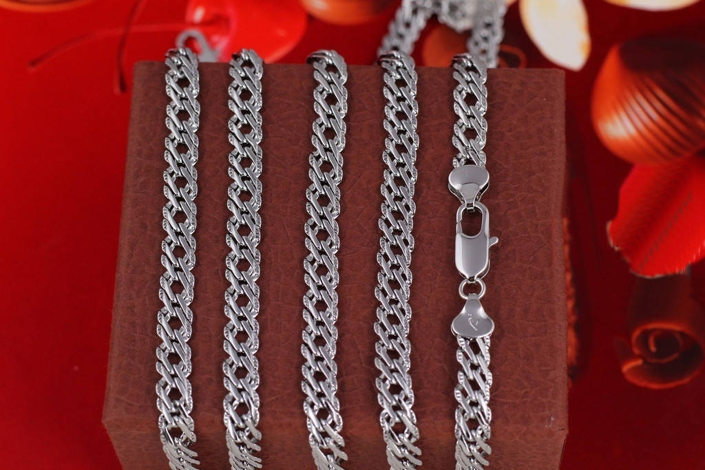 

Цепь Xuping Jewelry ромб с огранкой 55 см 6 мм серебристая