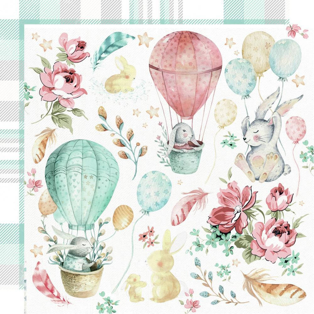 

Папір двосторонній - Cuddles - Little Treasures - Kaisercraft - 30x30