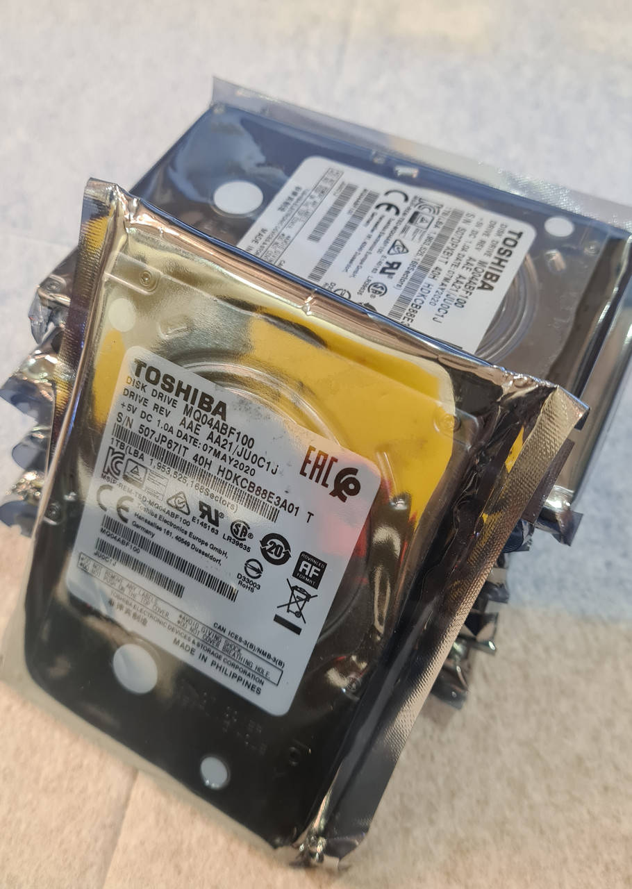 

Жёсткий диск 2.5" TOSHIBA 1TB 5400rpm (MQ04ABF100) SATA III