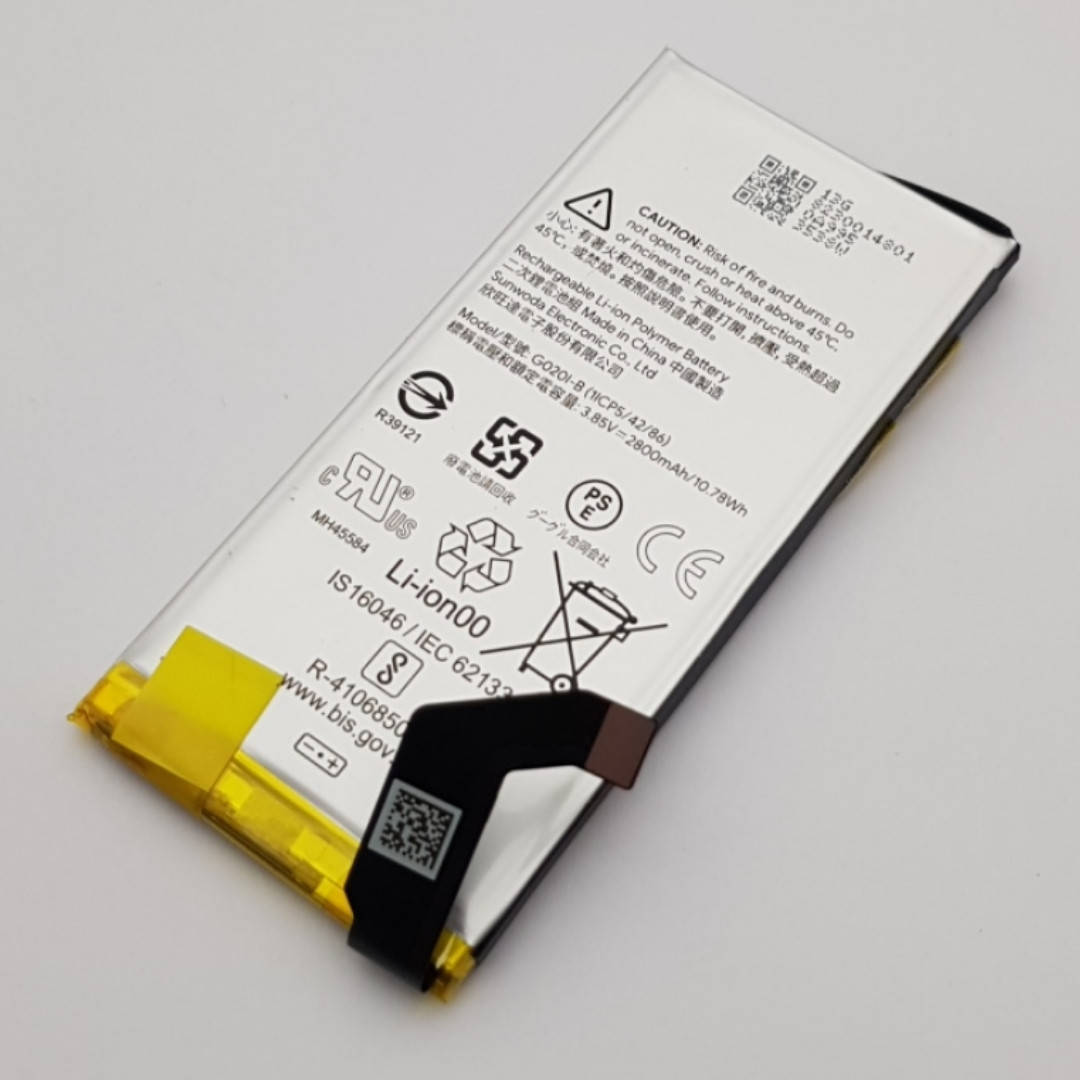 

Батарея G020I-B Google Pixel 4 Сервисный оригинал с разборки (до 10% износа)