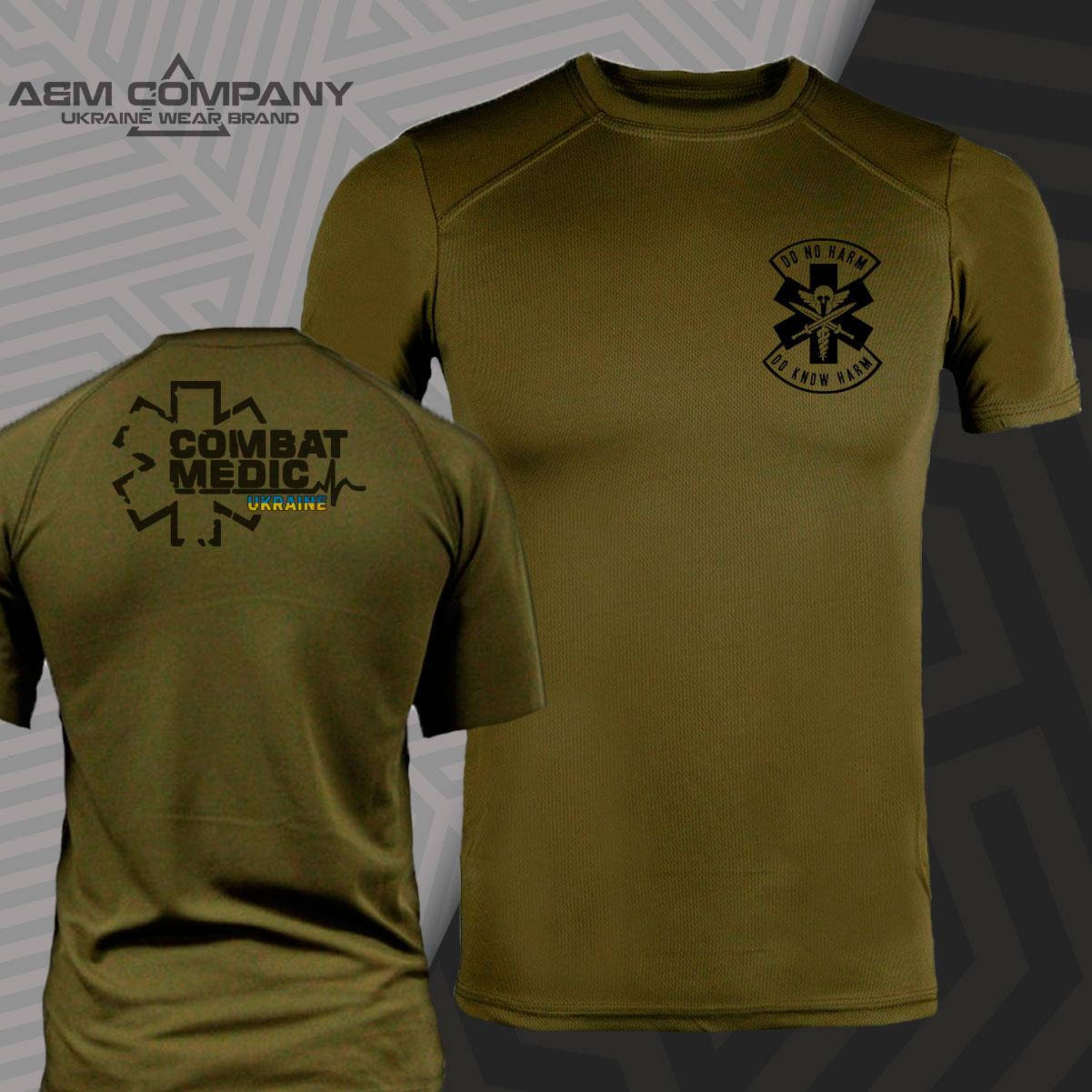 

Футболка CoolMax COMBAT MEDIC цвет олива