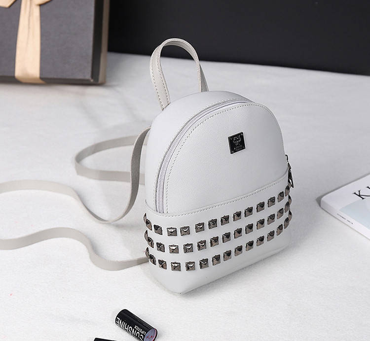

Рюкзак мини женский Elegant 1234 Light grey, Светло-серый
