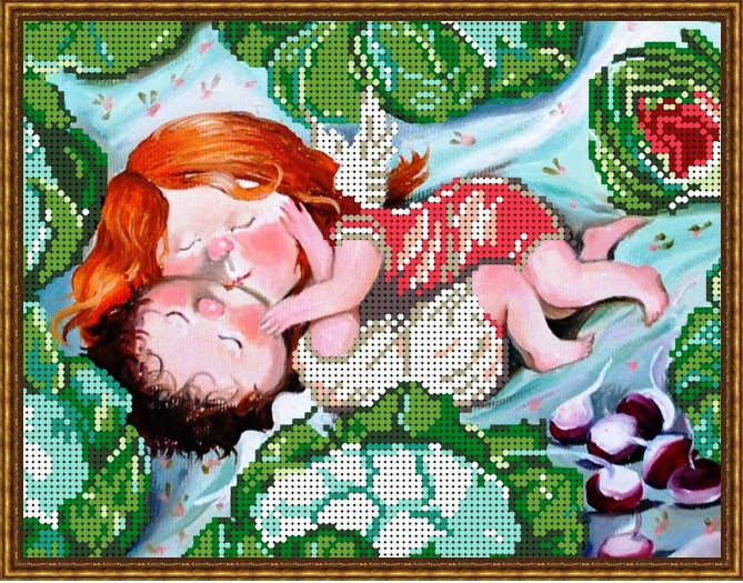 

Вышивка бисером, Канва схемы Гапчинская В капусте