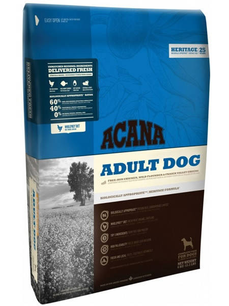 

Acana Adult Dog 11,4 кг - корм для взрослых собак