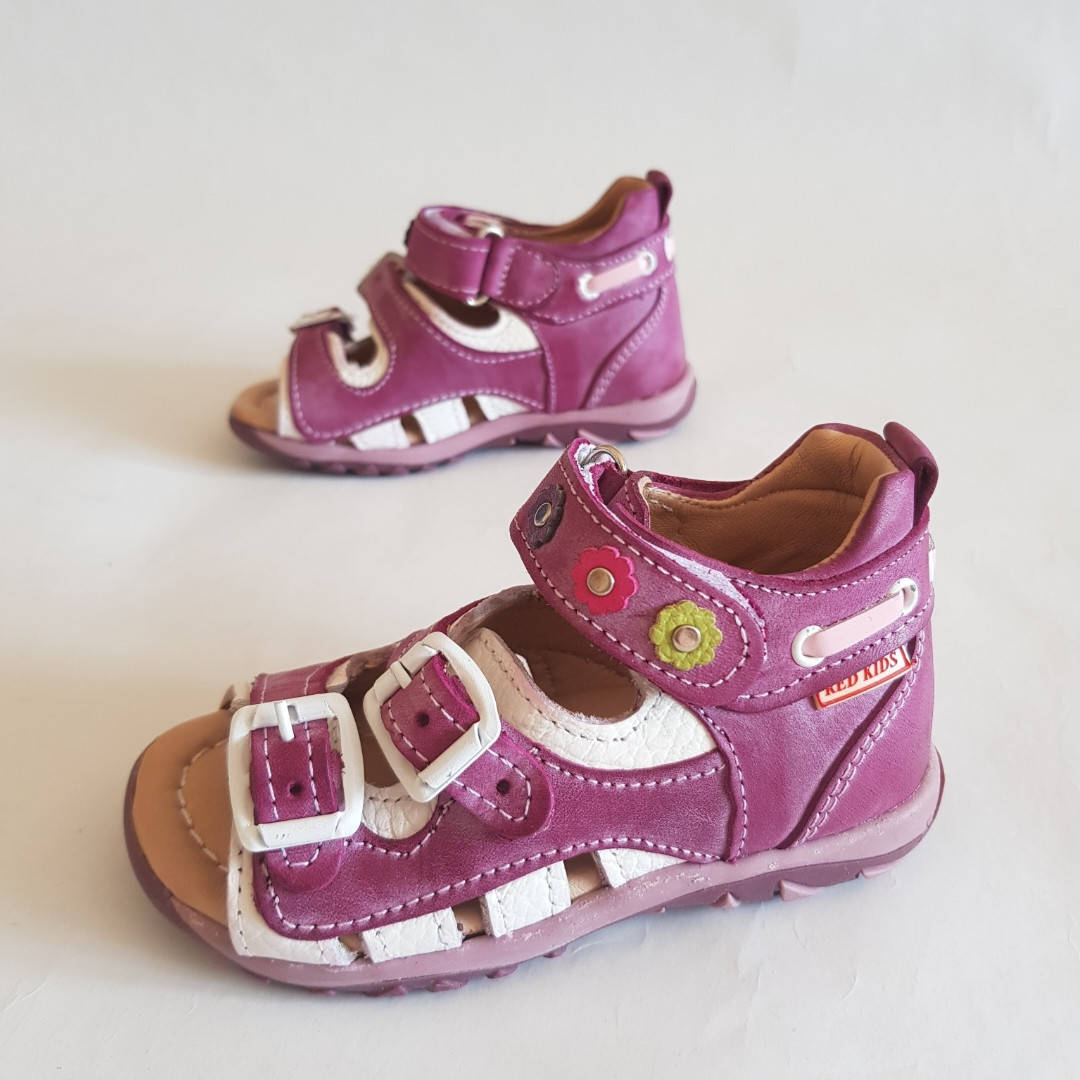 

Дитячі босоніжки для дівчини Шкіряни Турція, Сиреневый