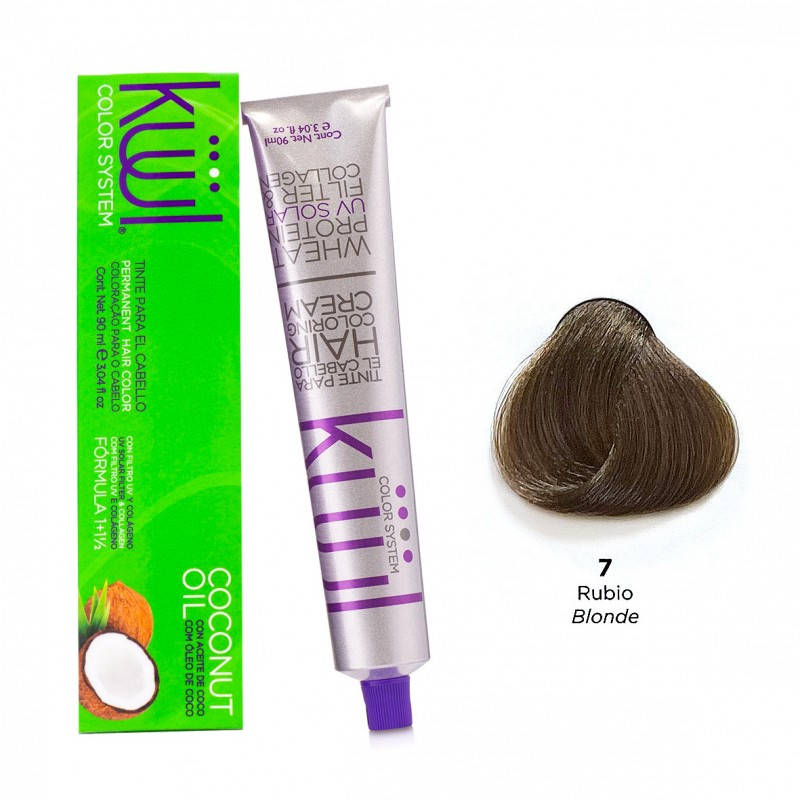 

Крем-краска для волос Kuul Color System №7 Blonde 90 мл (3210Gu)