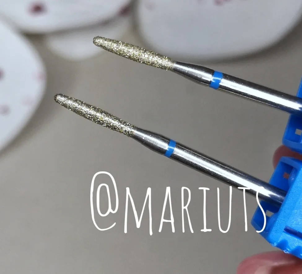 

Фреза для маникюра Безопасное пламя Синяя насечка Диаметр 0.28, Синий