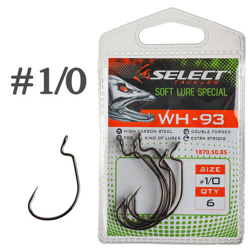 

Крючок Офсетный Select WH-93 #1/0 (6 шт/уп)