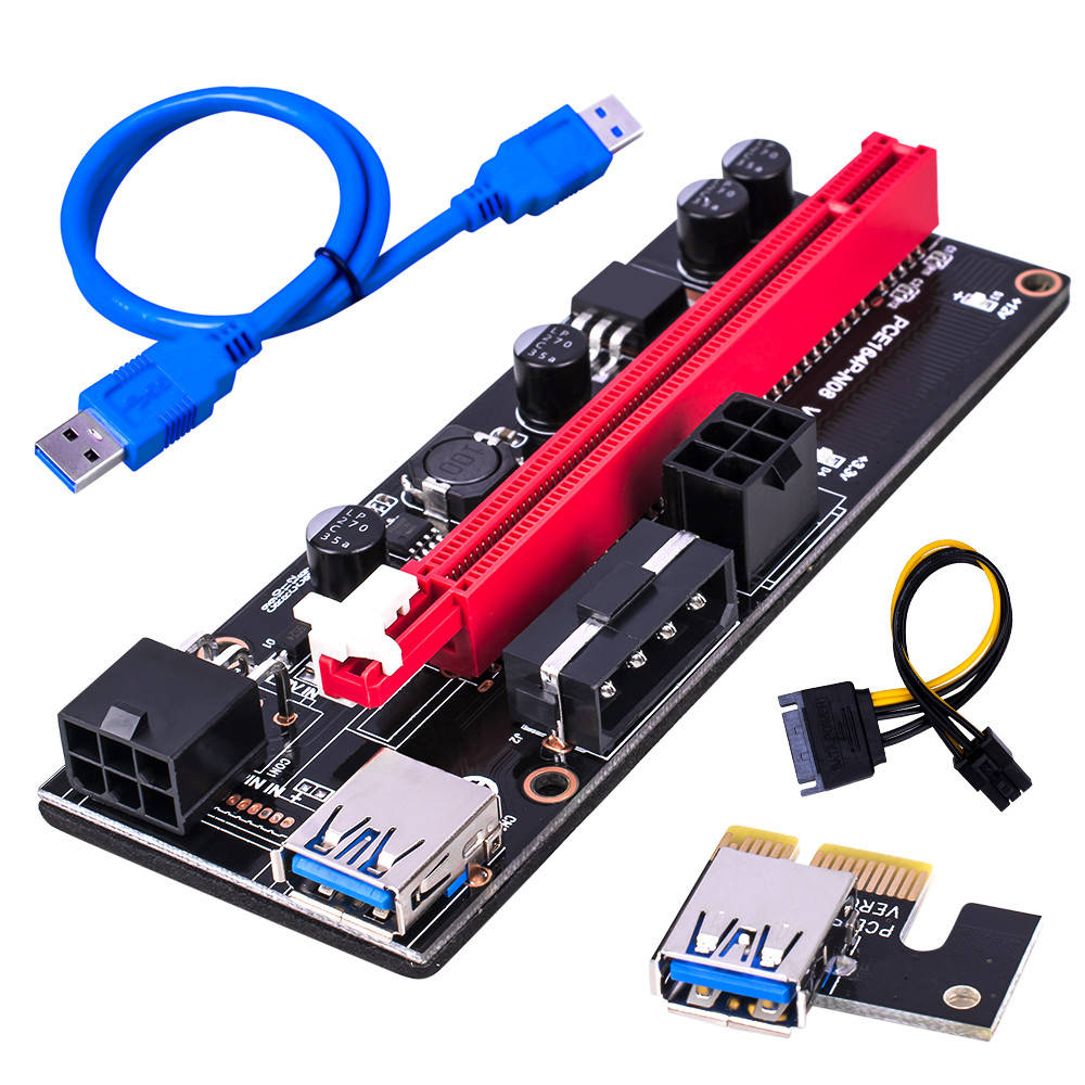 

Райзер 009S 6pin MOLEX Sata - Riser 009S Универсальный с кабелем 60 см