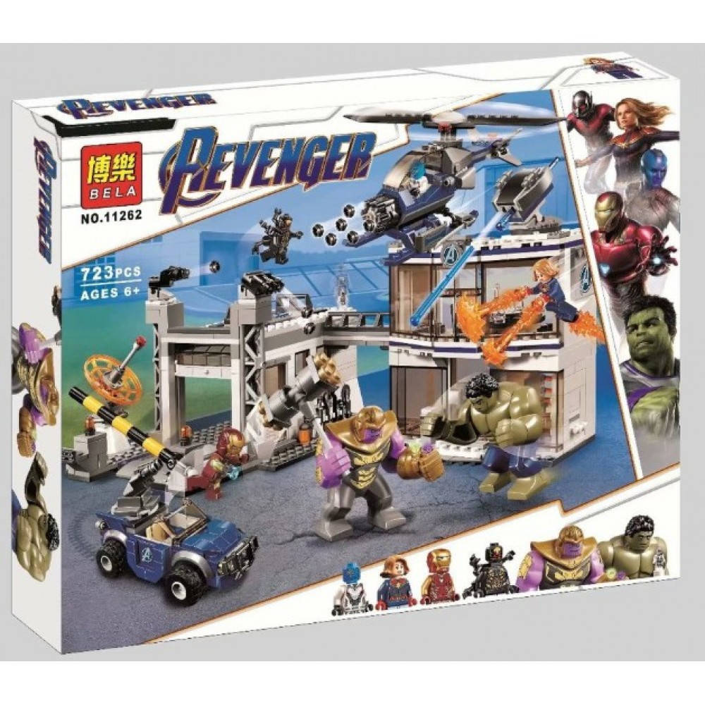 

Конструктор Bela "Марвел" (11262) Битва на базе Мстителей, 723 детали